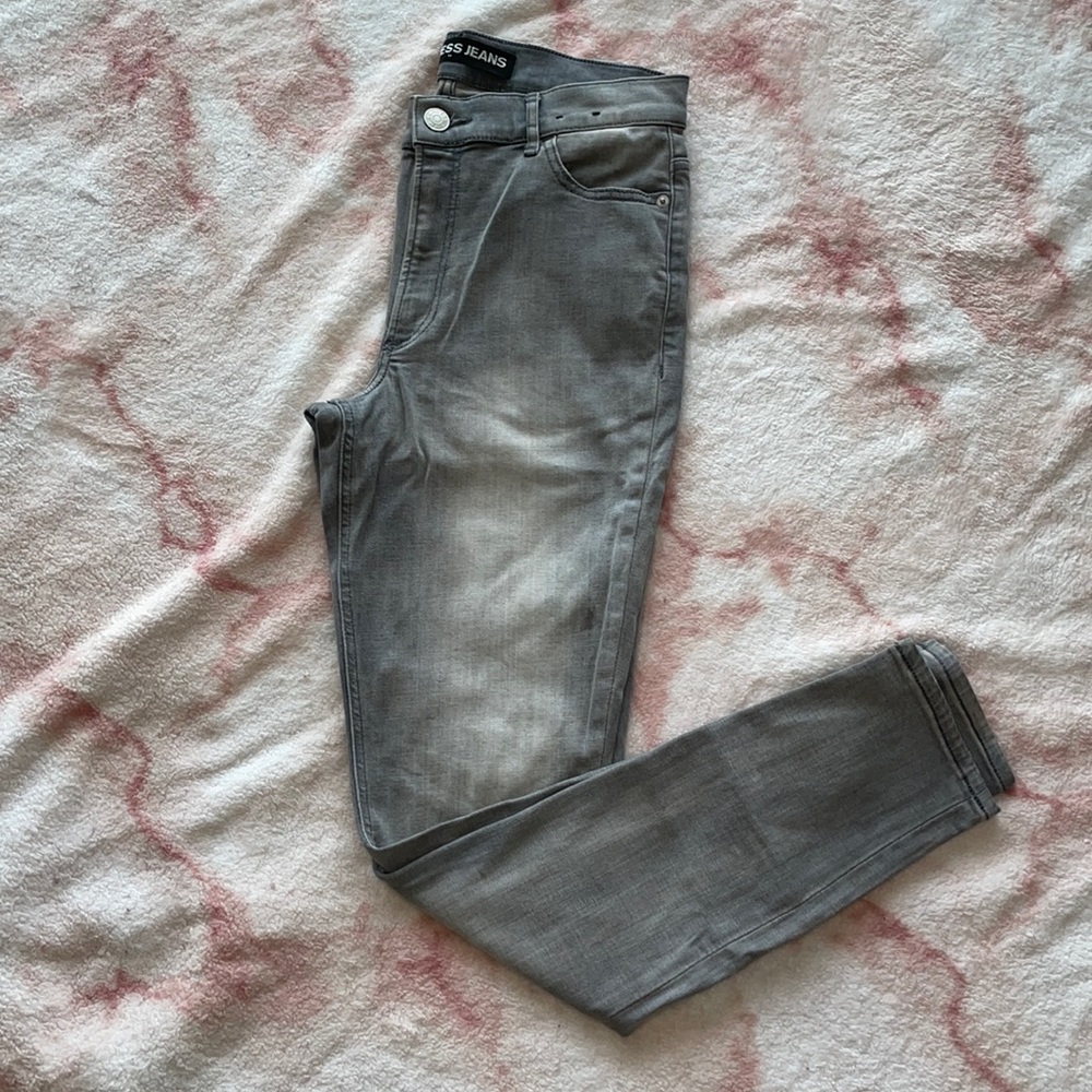 Express gray ultimate stretch High Rise Leggings